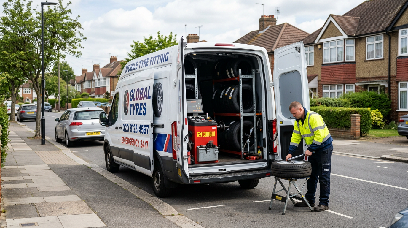 mobile tyre fitting east london: canary wharf, stratford docklands Globe Mobile Tyres
