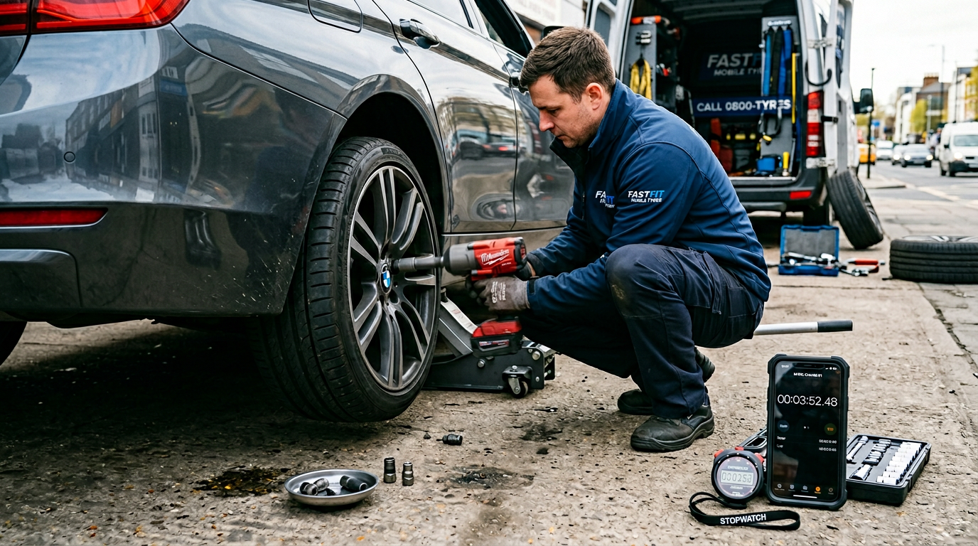 long does mobile tyre fitting take? (one tyre vs four, uk etas) Globe Mobile Tyres