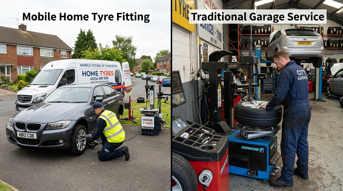 mobile tyre fitting vs garage: better uk? Globe Mobile Tyres