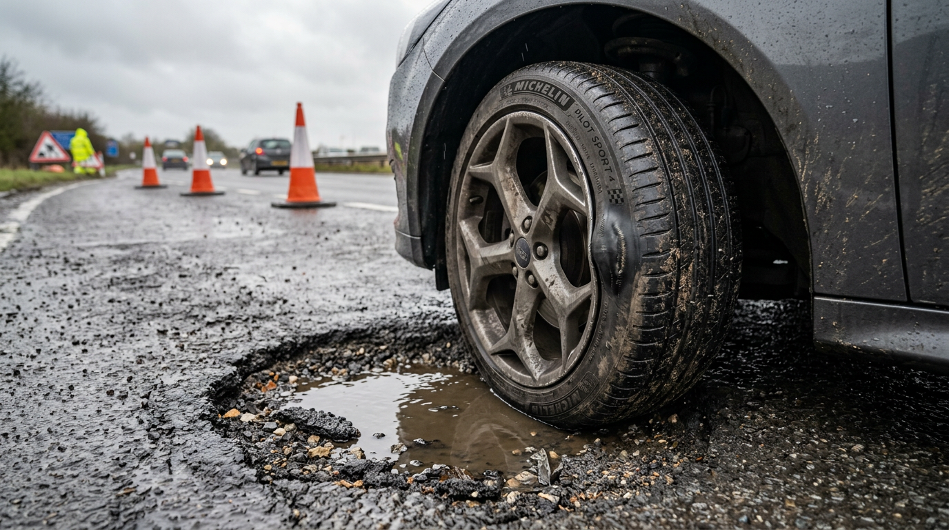 pothole tyre damage uk: tfl, councils, national highways next steps Globe Mobile Tyres