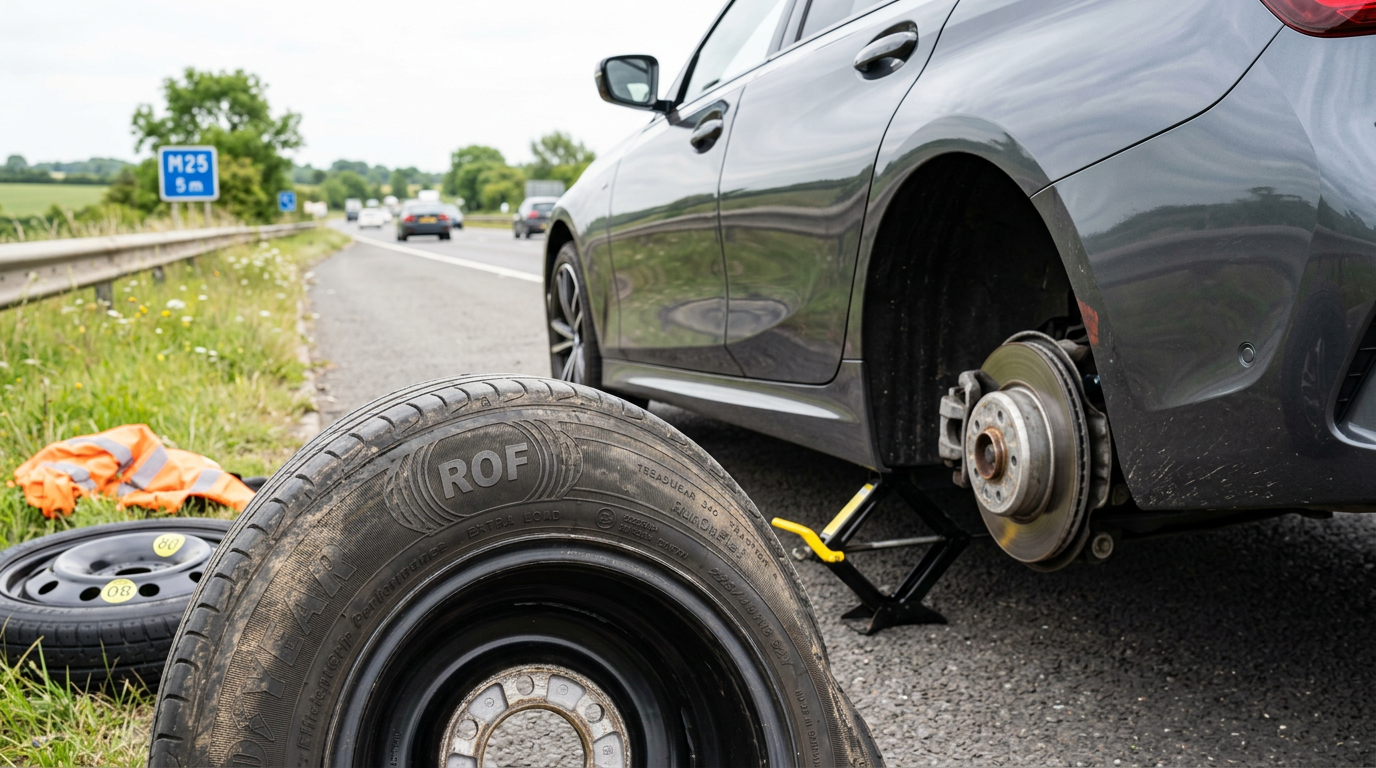 run flat tyres: can repaired? far can drive? (uk) Globe Mobile Tyres