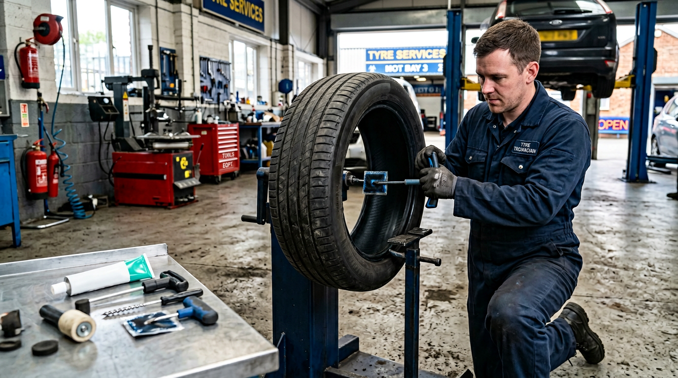 can tyre puncture repaired? (bs au 159 uk rules) Globe Mobile Tyres